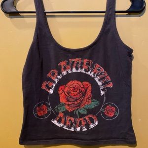 Free people chaser Grateful Dead tank top